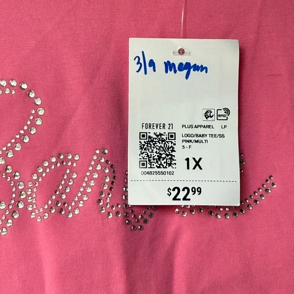 Rhinestones Rocks Pink Graphic Tee - Picture 5 of 7